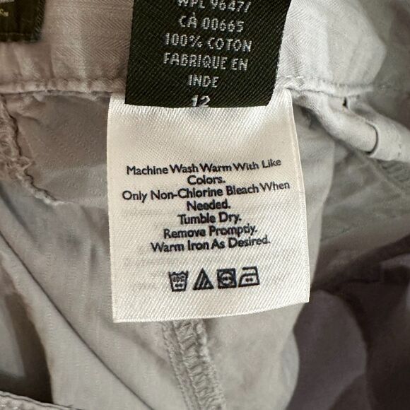 Eddie Bauer Women's Gray Shorts, Size 12 - Picture 4 of 4